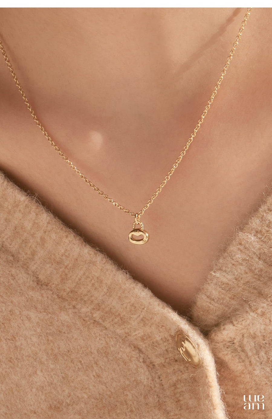 シルバー ロック ペンダント ネックレス / Silver Lock Pendant Necklace