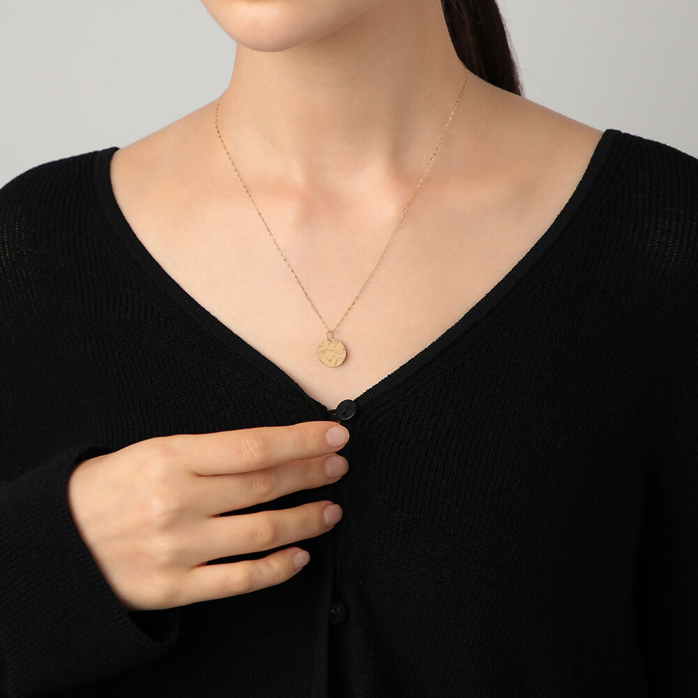 K18 コイン ロングネックレス / 18K Coin Long Necklace