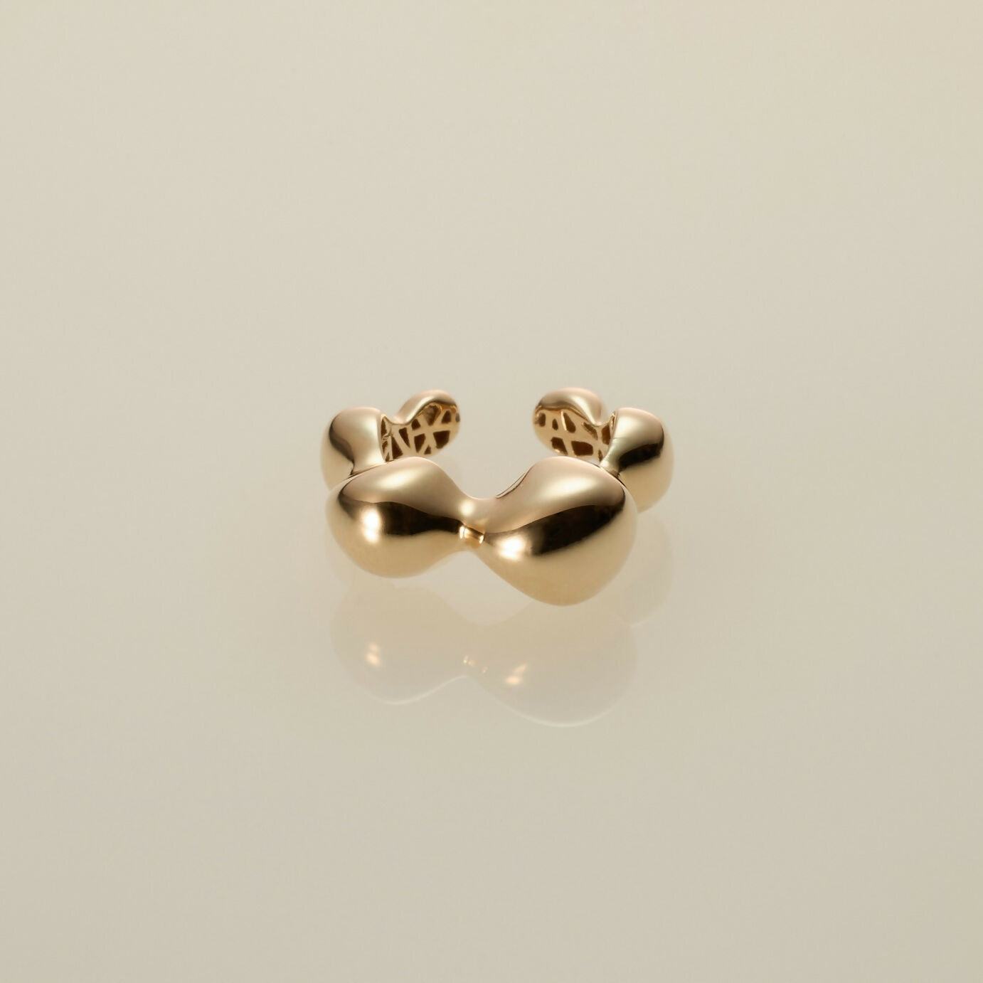 K10 バブル イヤーカフ / 10K bubble ear cuff