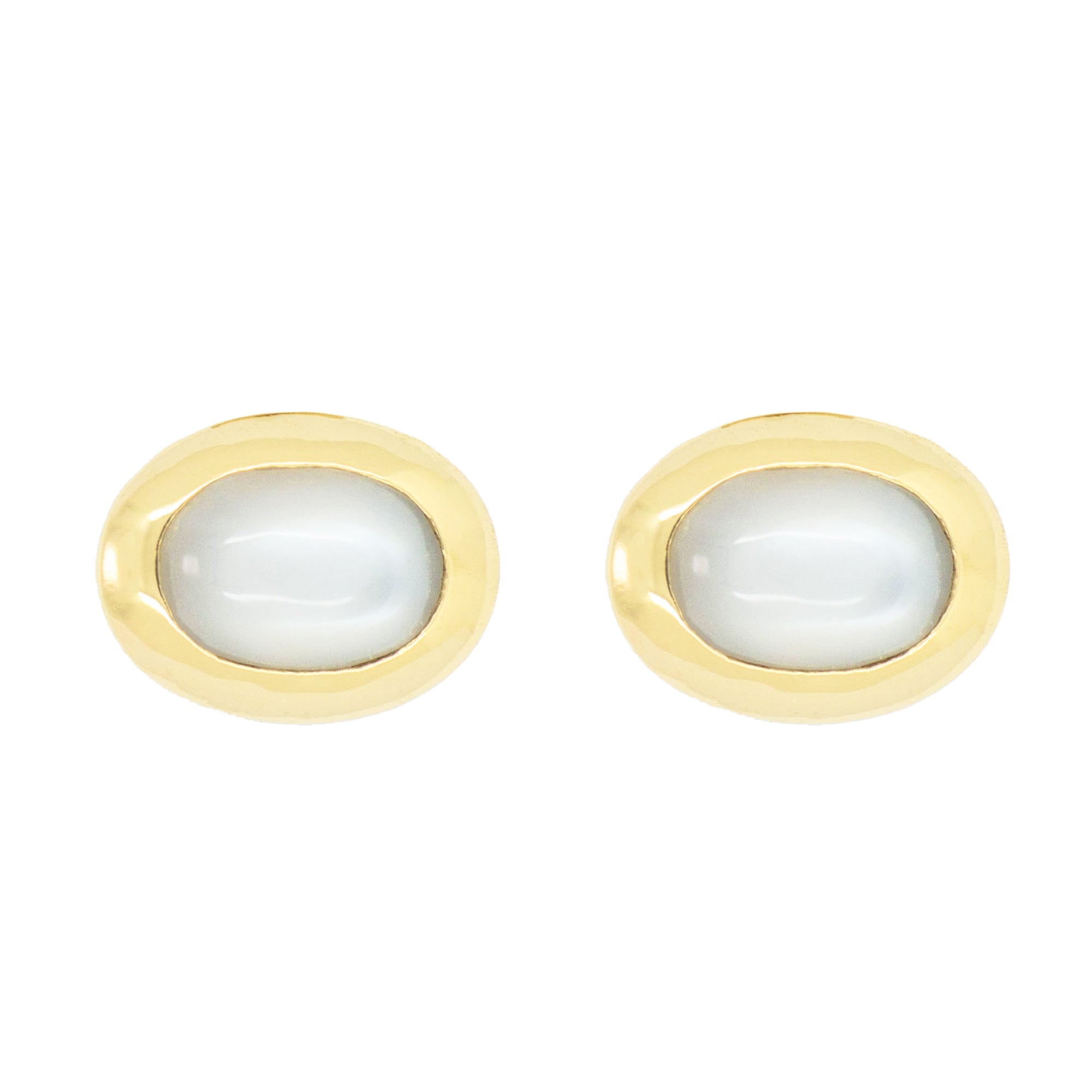 オーバル レーク ピアス：ジェムストーン / oval lake earring (gemstone)