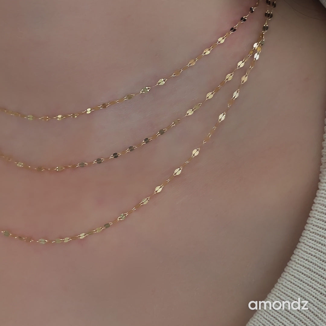 K14 ラージ ブリング チェーン ネックレス / 14K Large Bling Chain