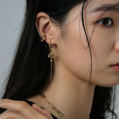 K10 バブル イヤーカフ / 10K bubble ear cuff