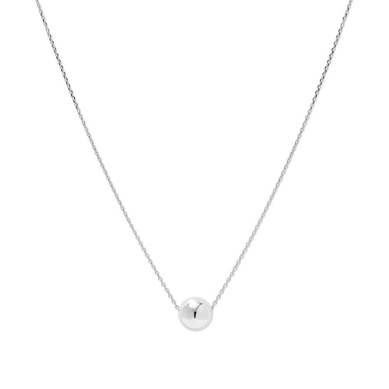 シンプル ボール ネックレス：シルバー (LONG VER.) / SIMPLE BALL NECKLACE (SILVER)(LONG VER.)