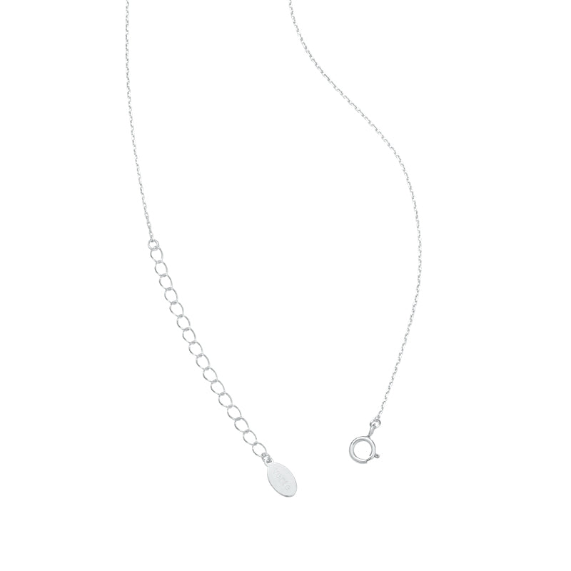 シンプル ボール ネックレス：シルバー (LONG VER.) / SIMPLE BALL NECKLACE (SILVER)(LONG VER.)