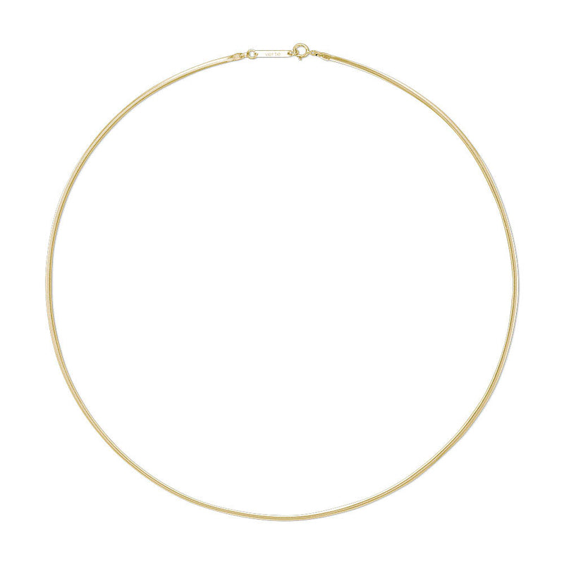 フラット ソワール ネックレス：ゴールド (LONG VER.) / FLAT SOIR NECKLACE (GOLD)(LONG VER.)