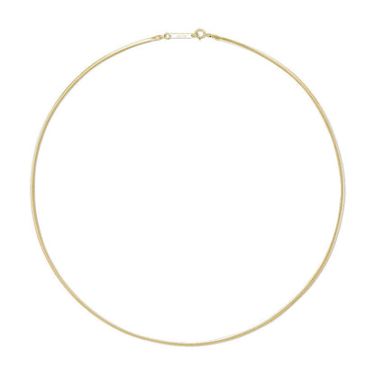 フラット ソワール ネックレス：ゴールド (LONG VER.) / FLAT SOIR NECKLACE (GOLD)(LONG VER.)