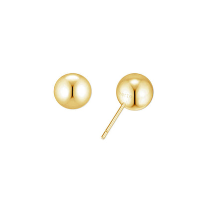 オート ボール ピアス (8MM)：ゴールド / HAUTE BALL EARRING (8MM)(GOLD)