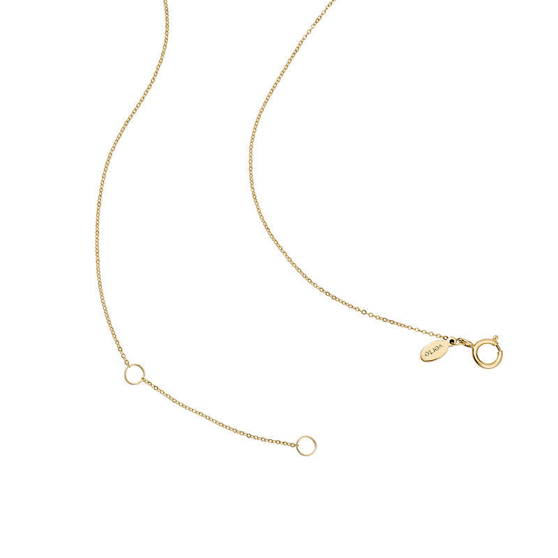 シンプル ボール ネックレス：ゴールド / SIMPLE BALL NECKLACE (GOLD)