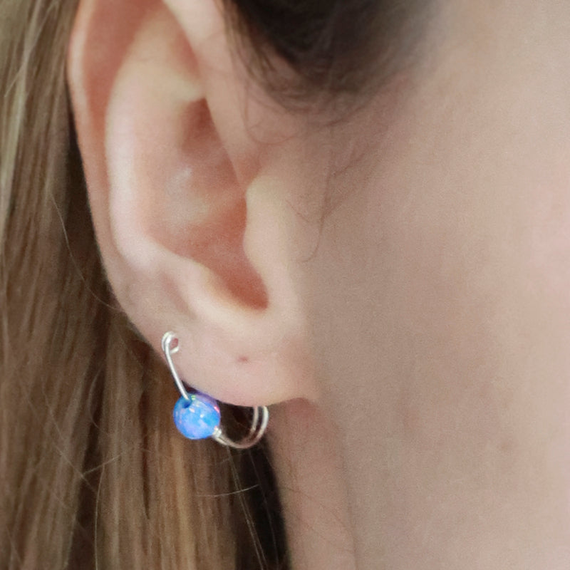 オパール クリップ ピアス / Opal clip earring