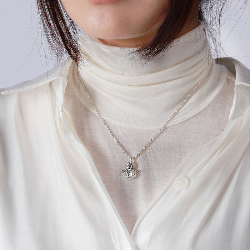 baby angel necklace