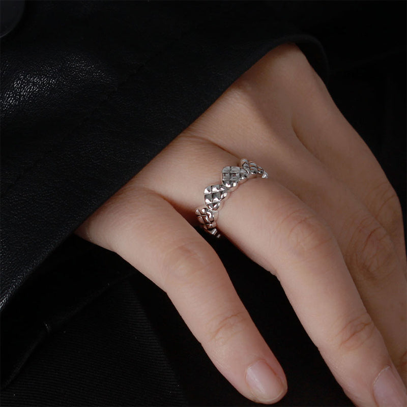 heart cushion ring
