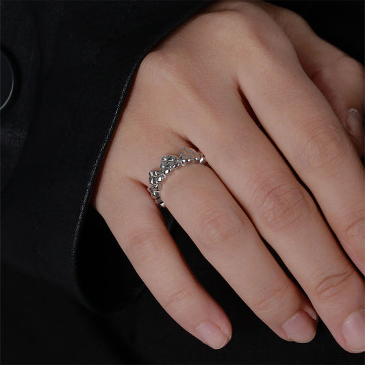 heart cushion ring
