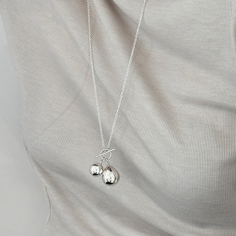 ツード ロップ ネックレス / two drop necklace