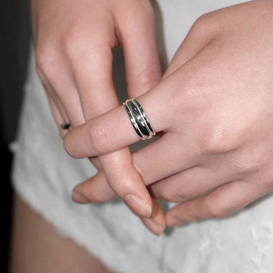 twist pottery ring