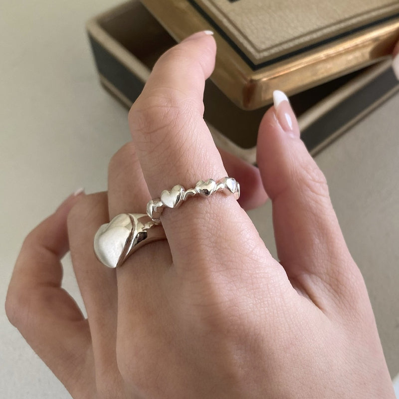 Tiny love ring (Sterling Silver)
