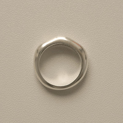 SLIM WAVE RING (SILVER)