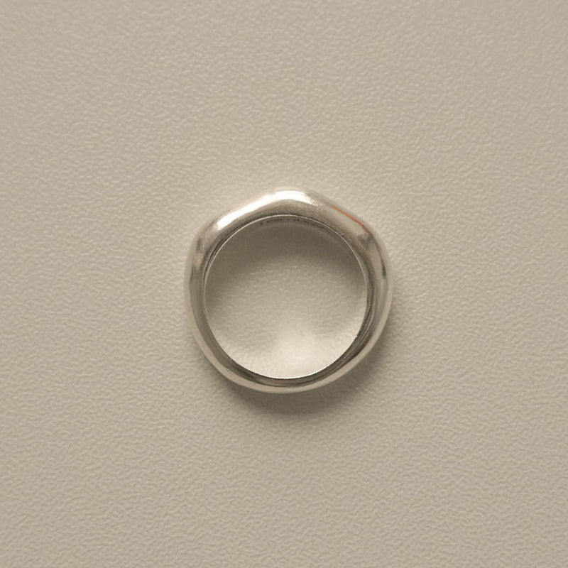 SLIM WAVE RING (SILVER)