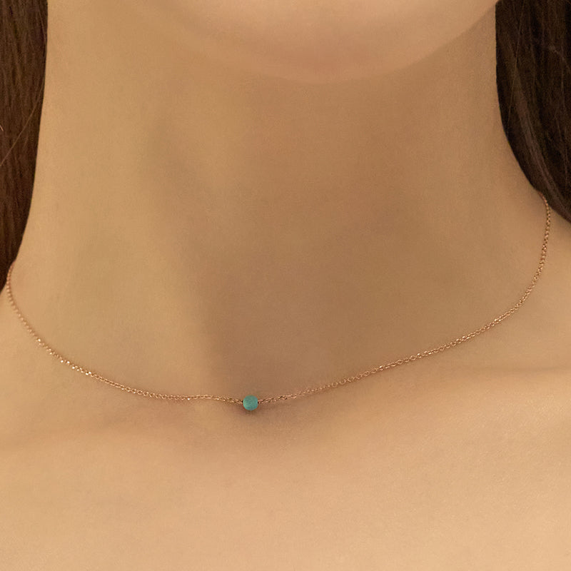 14K/18K ターコイズネックレス
