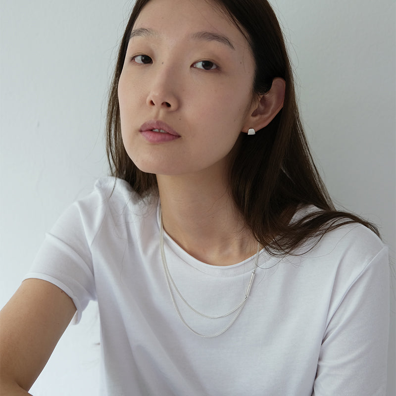 Double chain necklace