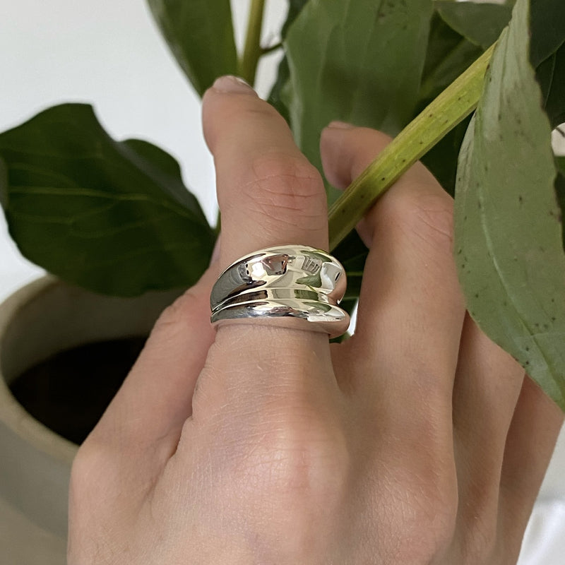 Lump bold ring