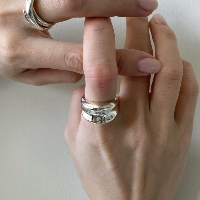 Lump bold ring
