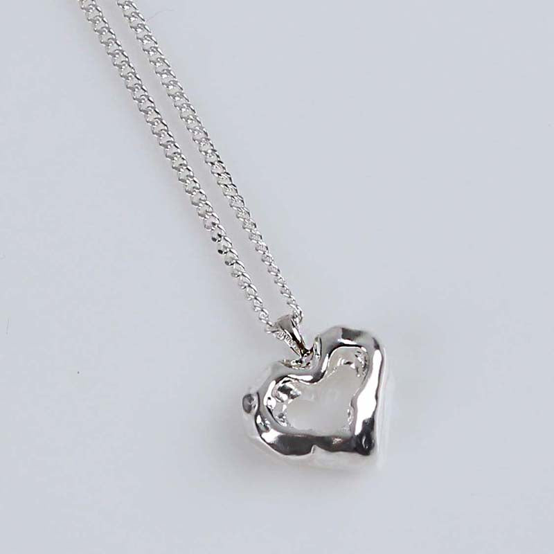 melting heart necklace
