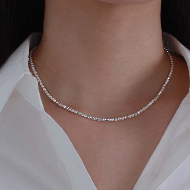 cube choker necklace