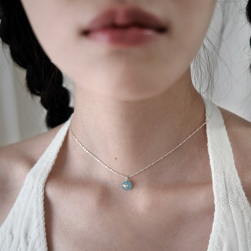 [アモンズ限定] Jelly heart pendant