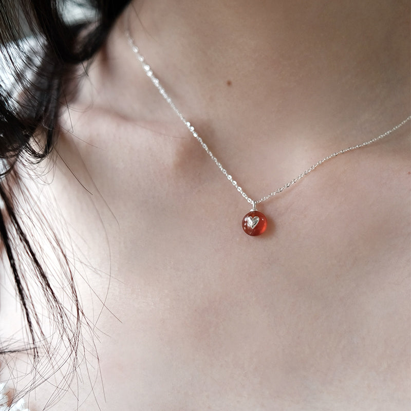 [アモンズ限定] Jelly heart pendant