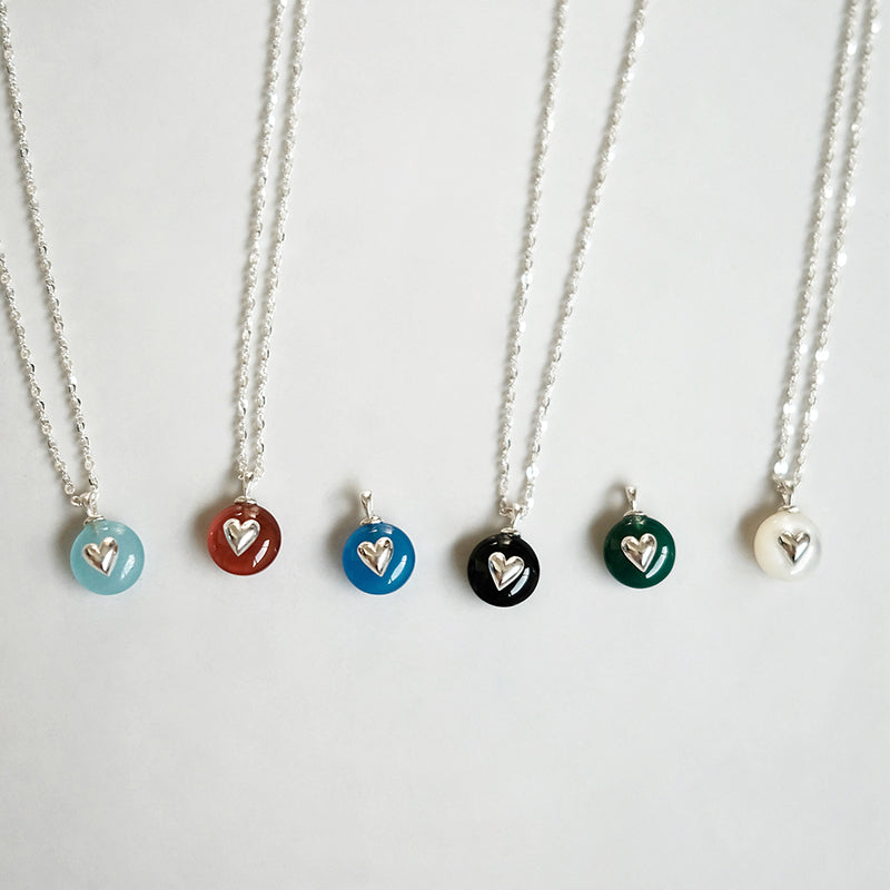 [アモンズ限定] Jelly heart pendant