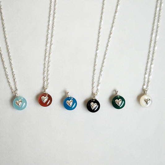 [アモンズ限定] Jelly heart pendant