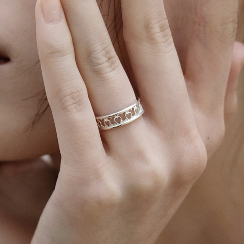 [アモンズ限定] Lace heart ring