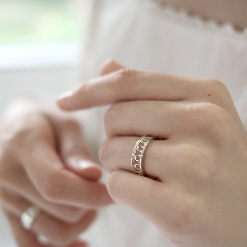 [アモンズ限定] Lace heart ring