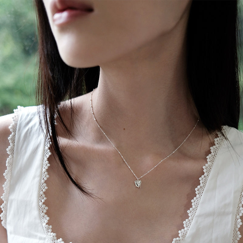 [アモンズ限定] Sparkle melting heart pendant