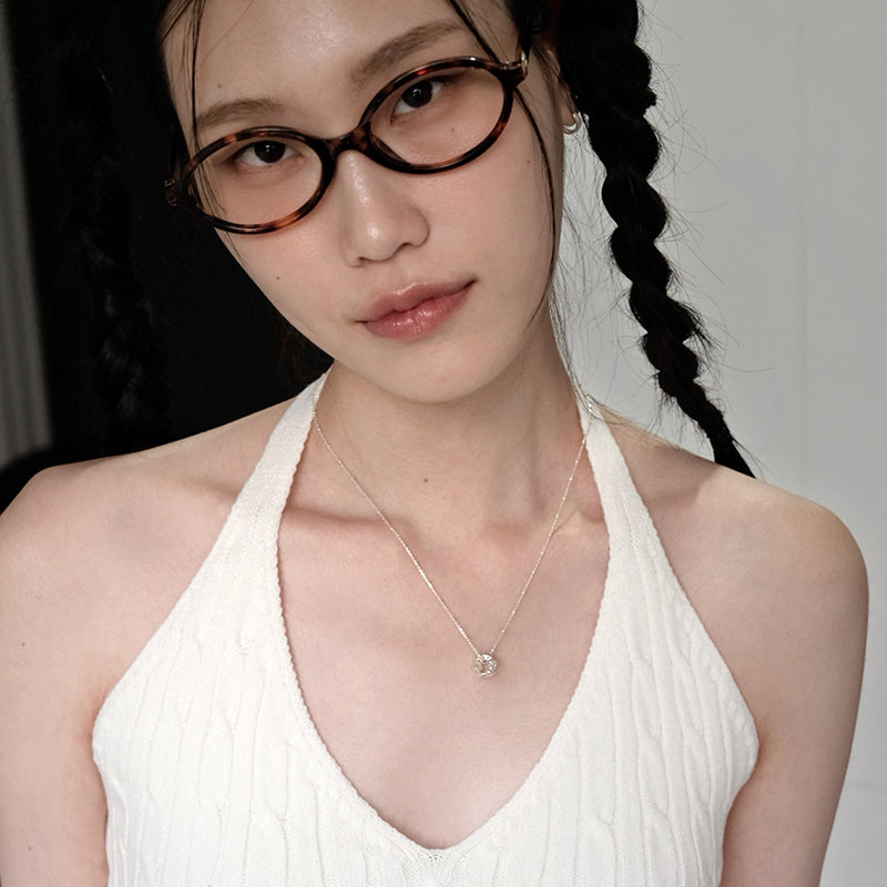 [アモンズ限定] Sparkle circle heart pendant