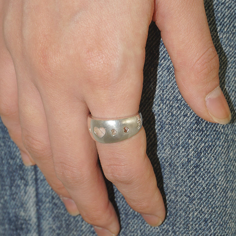 WESTERN HEART HOLE RING