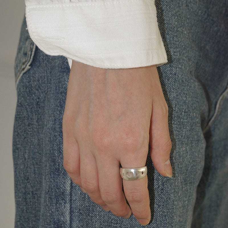 WESTERN HEART HOLE RING