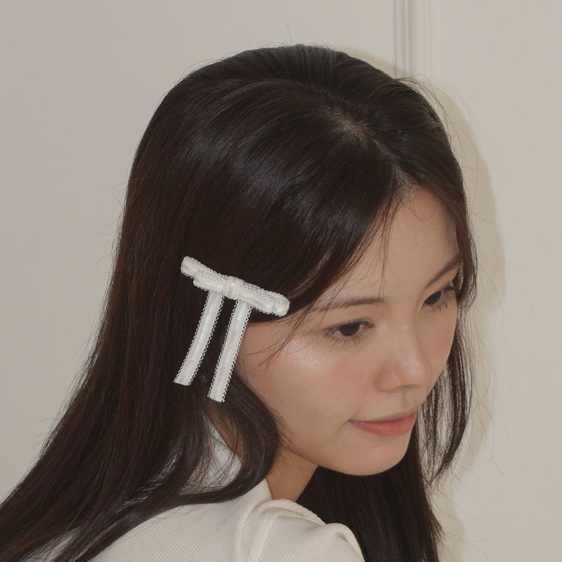 LACE RIBBON HAIRPIN SET
