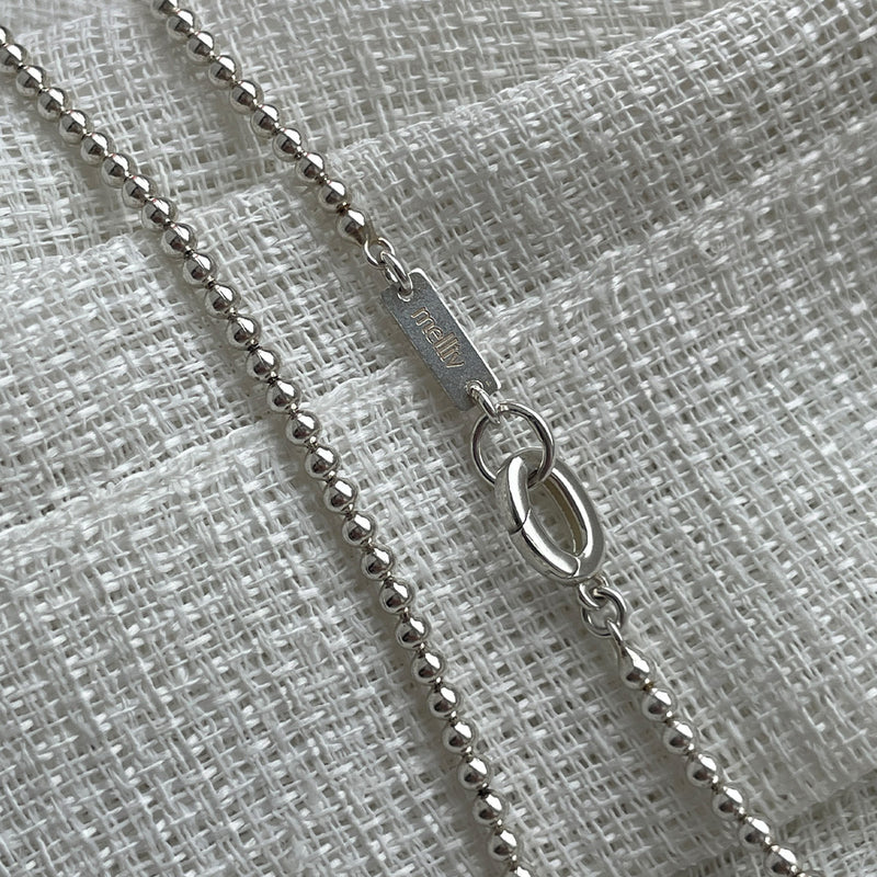 Chom-chom Ball Chain Necklace_mvn57