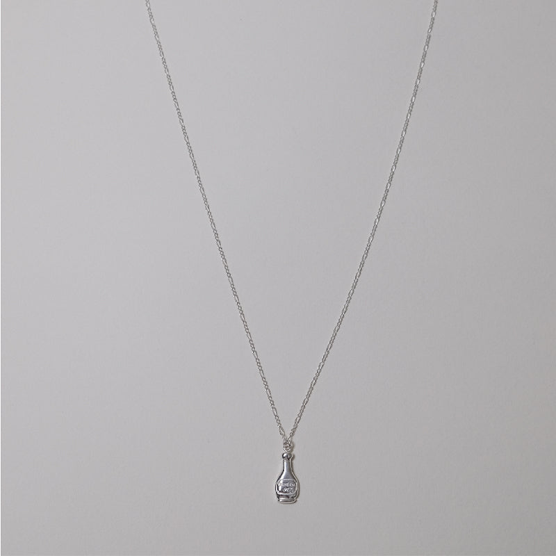 Olive oil bottle necklace