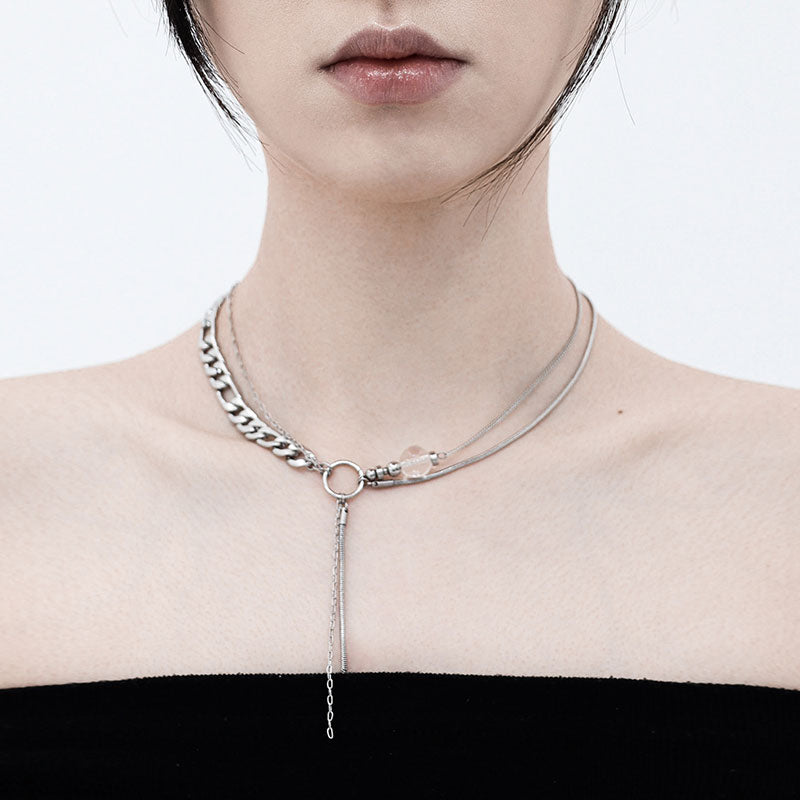 Four flow chain necklace