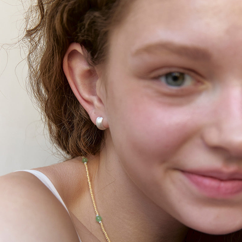 [amondz exclusive] Matt One Touch Earring