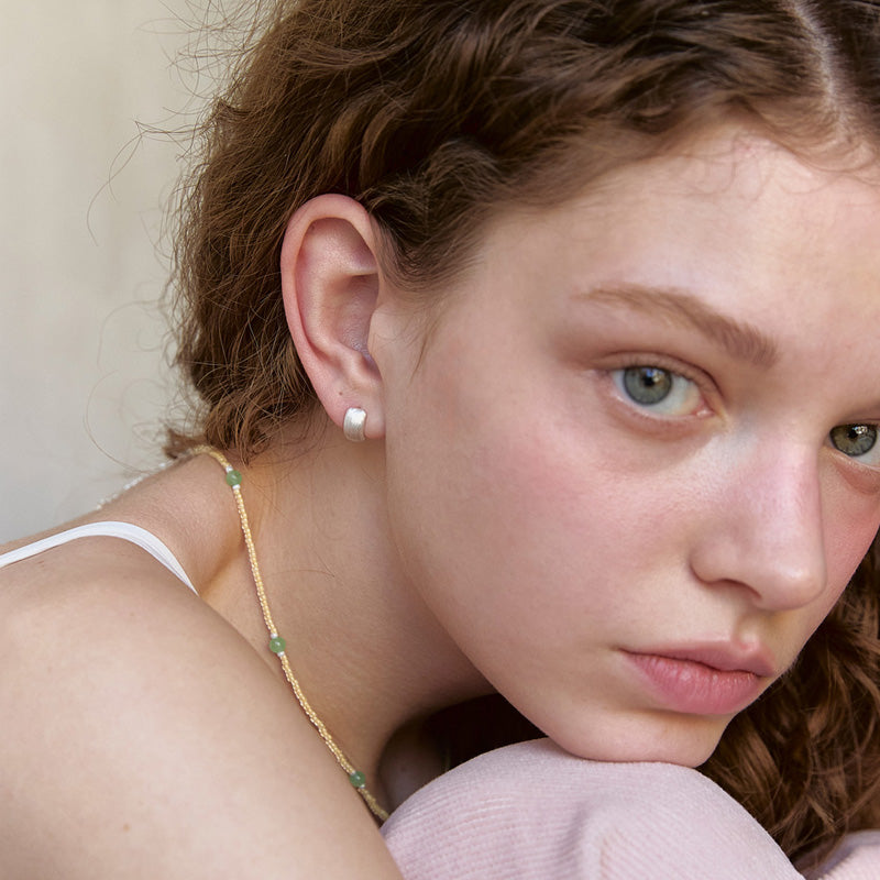 [amondz exclusive] Matt One Touch Earring