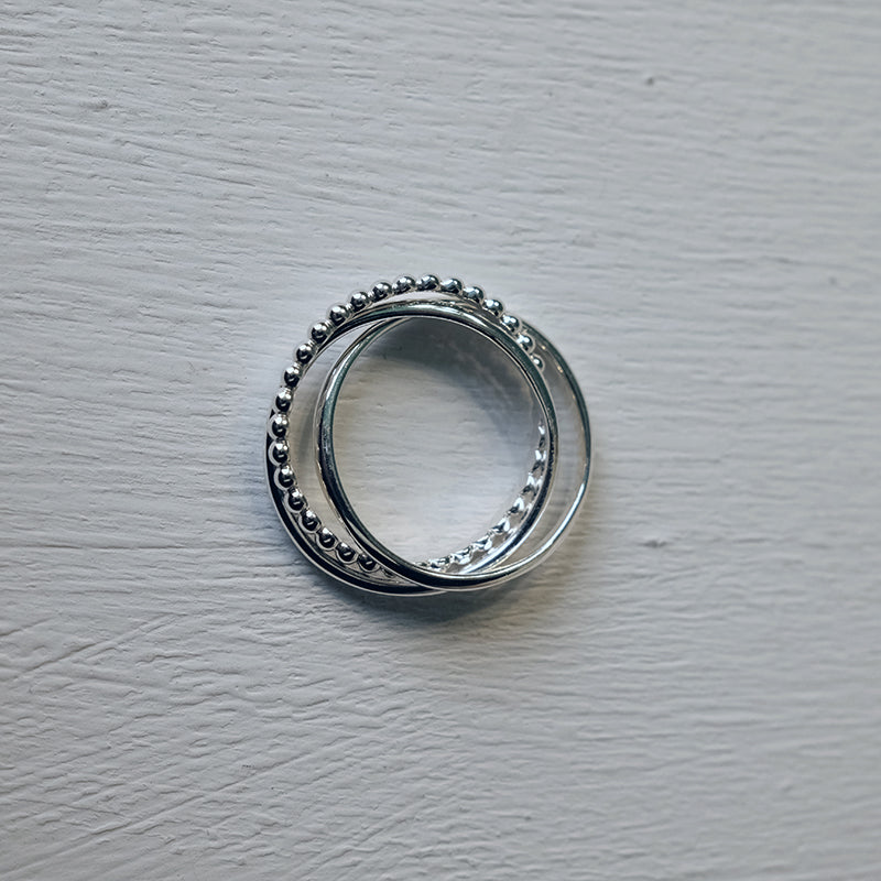 Triple Orb Ring