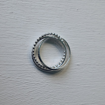 Triple Orb Ring
