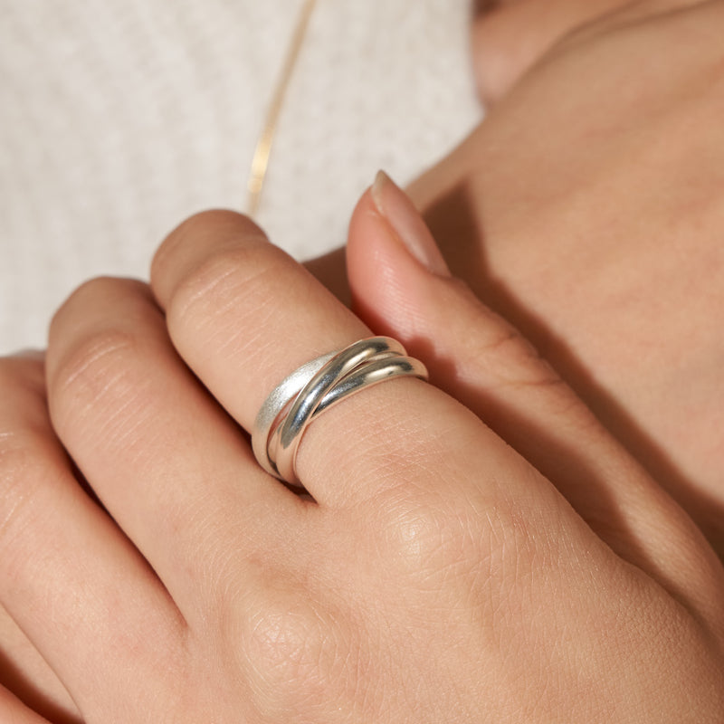 Triple sliding ring