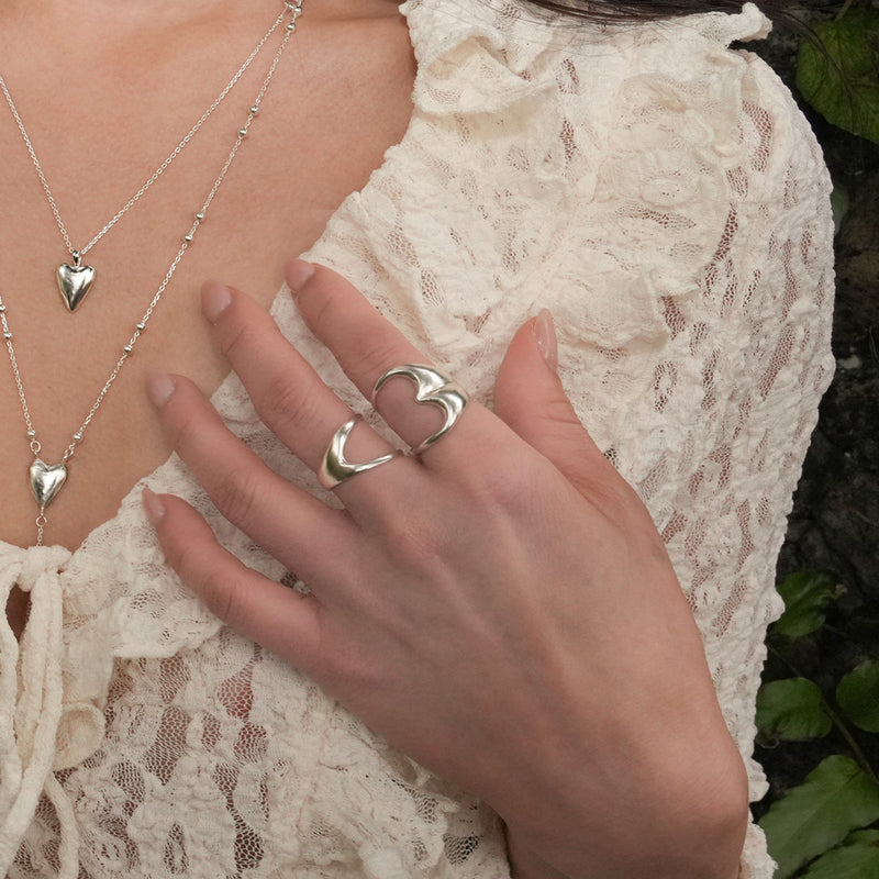 K14 K18 シーリング ウェーブ リング / 14K 18K Sealing Wave