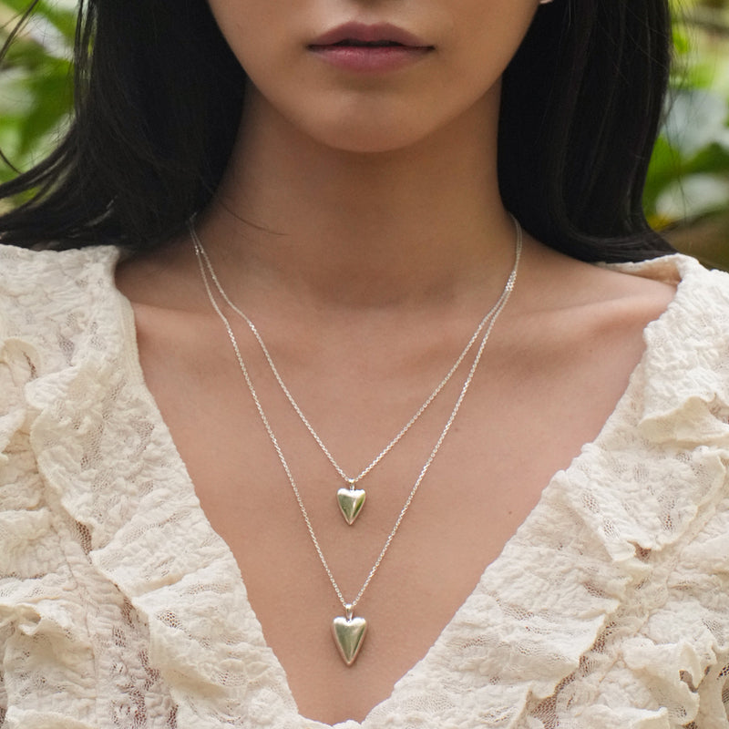 [乗り換え恋愛、ソギョン着用] Modern heart necklace