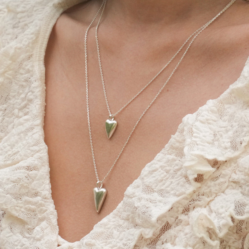 [乗り換え恋愛、ソギョン着用] Modern heart necklace