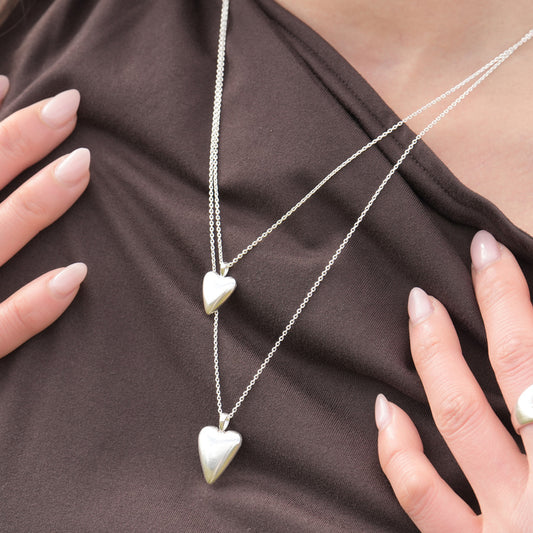 [乗り換え恋愛、ソギョン着用] Modern heart necklace